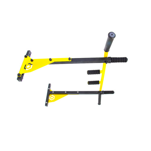 Турник  Besport BS-T0204 с 6 ручками желтый - фото №6